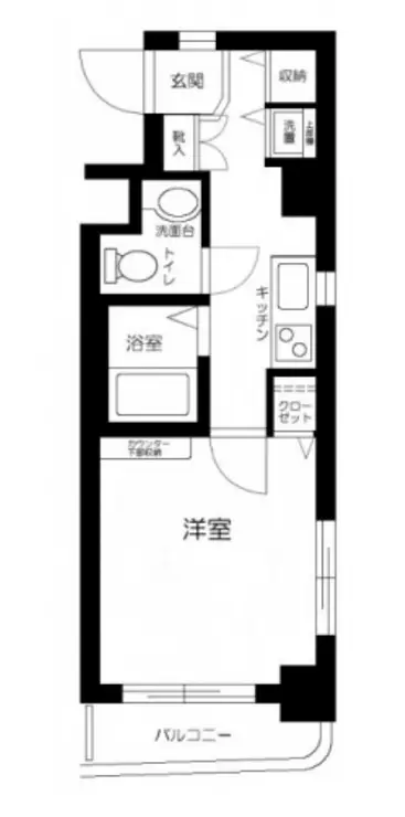ステージグランデ市谷薬王寺 2階階 間取り