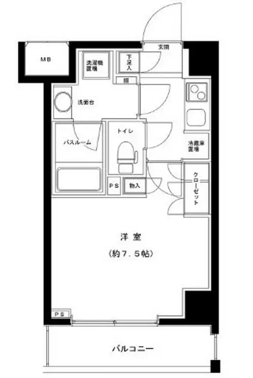 パティーナ大森 3階階 間取り