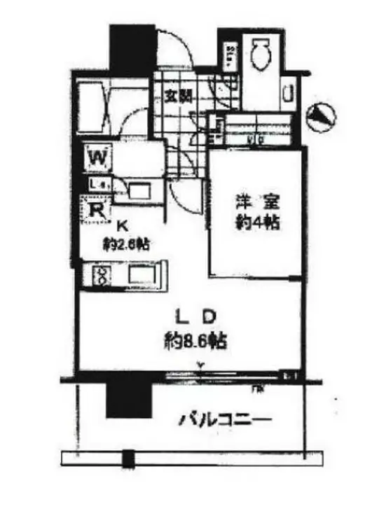 THE ROPPONGI TOKYO CLUB RESIDENCE 13階階 間取り