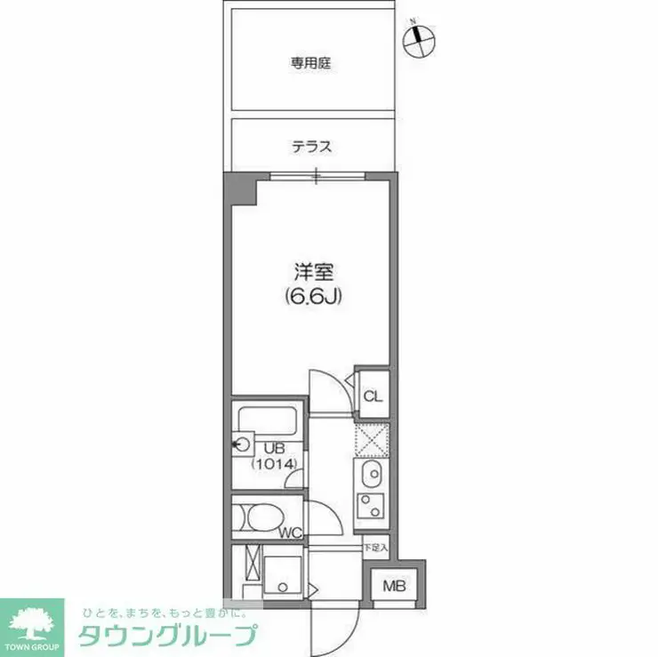 ガーラプレイス八幡山壱番館 1階階 間取り