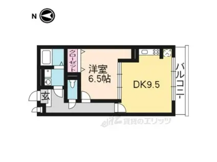 セジュール神領(1LDK/1階)の間取り写真