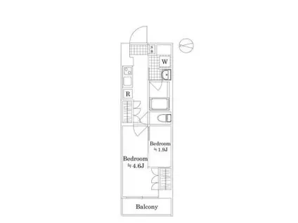 セジョリ池袋本町(2K/2階)の間取り写真