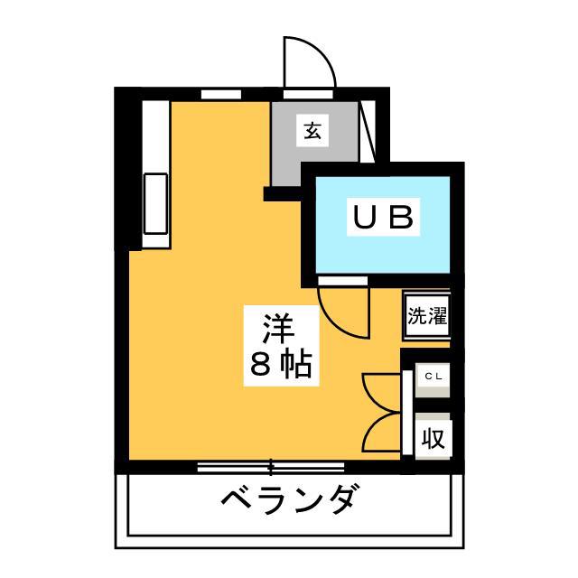 シティホームズ要町(ワンルーム/3階)の間取り写真