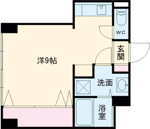 天満マンション(1K/5階)の間取り写真