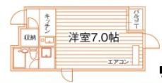 グランシャリオ六甲(1K/5階)の間取り写真