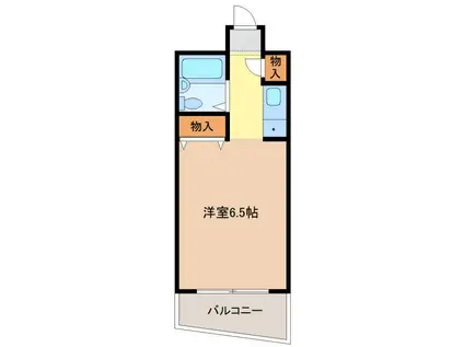 セリニティー一社(ワンルーム/4階)の間取り写真