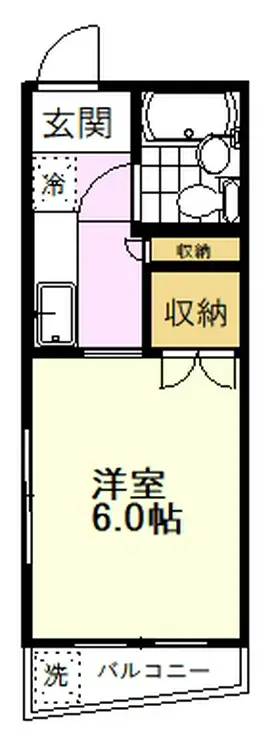 メゾンドール 1階階 間取り