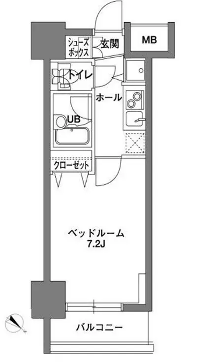 KDX岩本町レジデンス 2階階 間取り