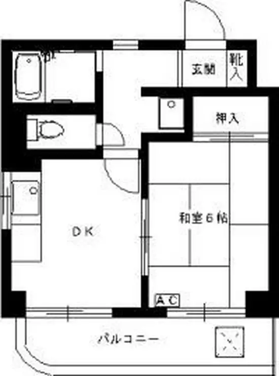 リキューハイツシオノ 4階階 間取り