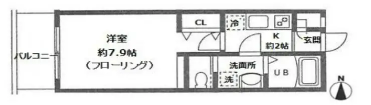 ラピスコート菊名 2階階 間取り