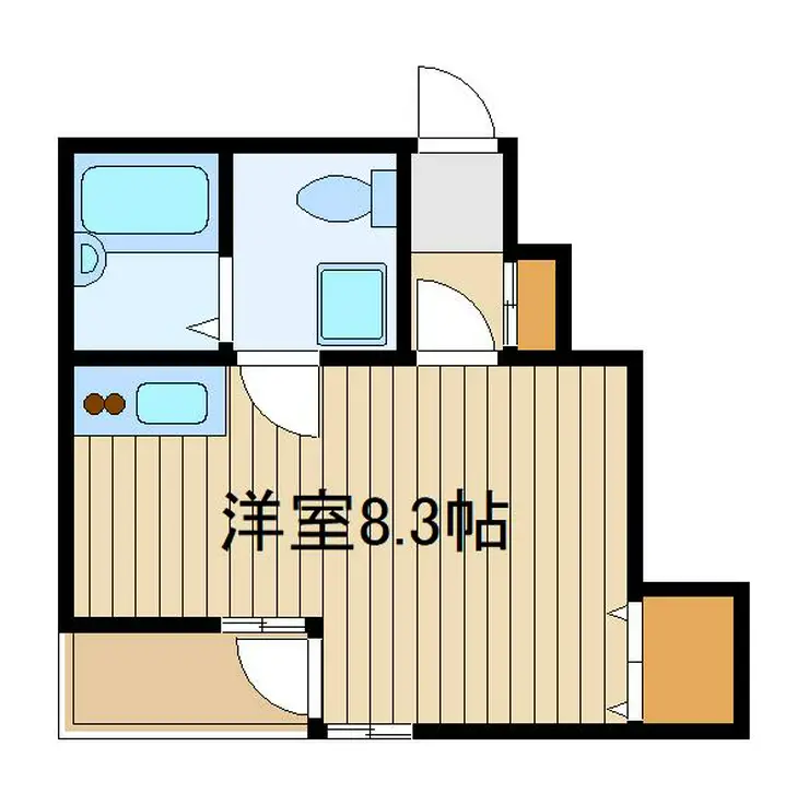 ブライトステージ南田中 5階階 間取り