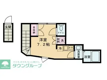 ピッコロッカ 新小岩(ワンルーム/2階)の間取り写真