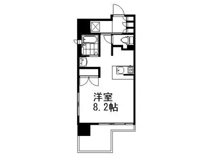 スペース武蔵関マンション(ワンルーム/5階)の間取り写真