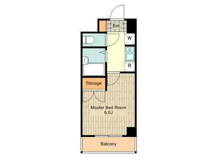 ジュエル西荻窪(1K/3階)の間取り写真