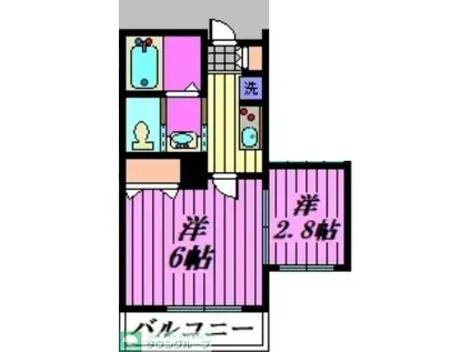 MARK DUO狭山IV(2K/3階)の間取り写真