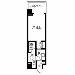 エルフォルテ赤羽西(1K/2階)の間取り写真