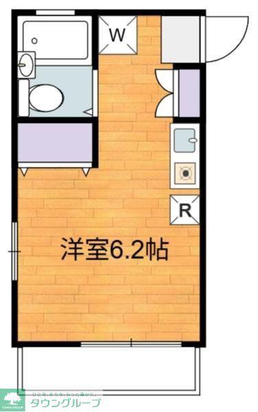 サンセレン練馬(ワンルーム/1階)の間取り写真