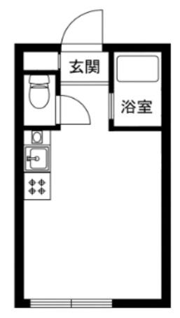 共学国際交流会館 長崎寮(ワンルーム/1階)の間取り写真