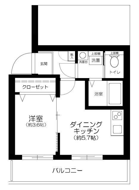 THE RESIDENCE NIHONBASHI(1DK/5階)の間取り写真
