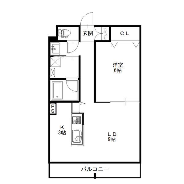 プルミエールメゾン南円山(1LDK/3階)の間取り写真