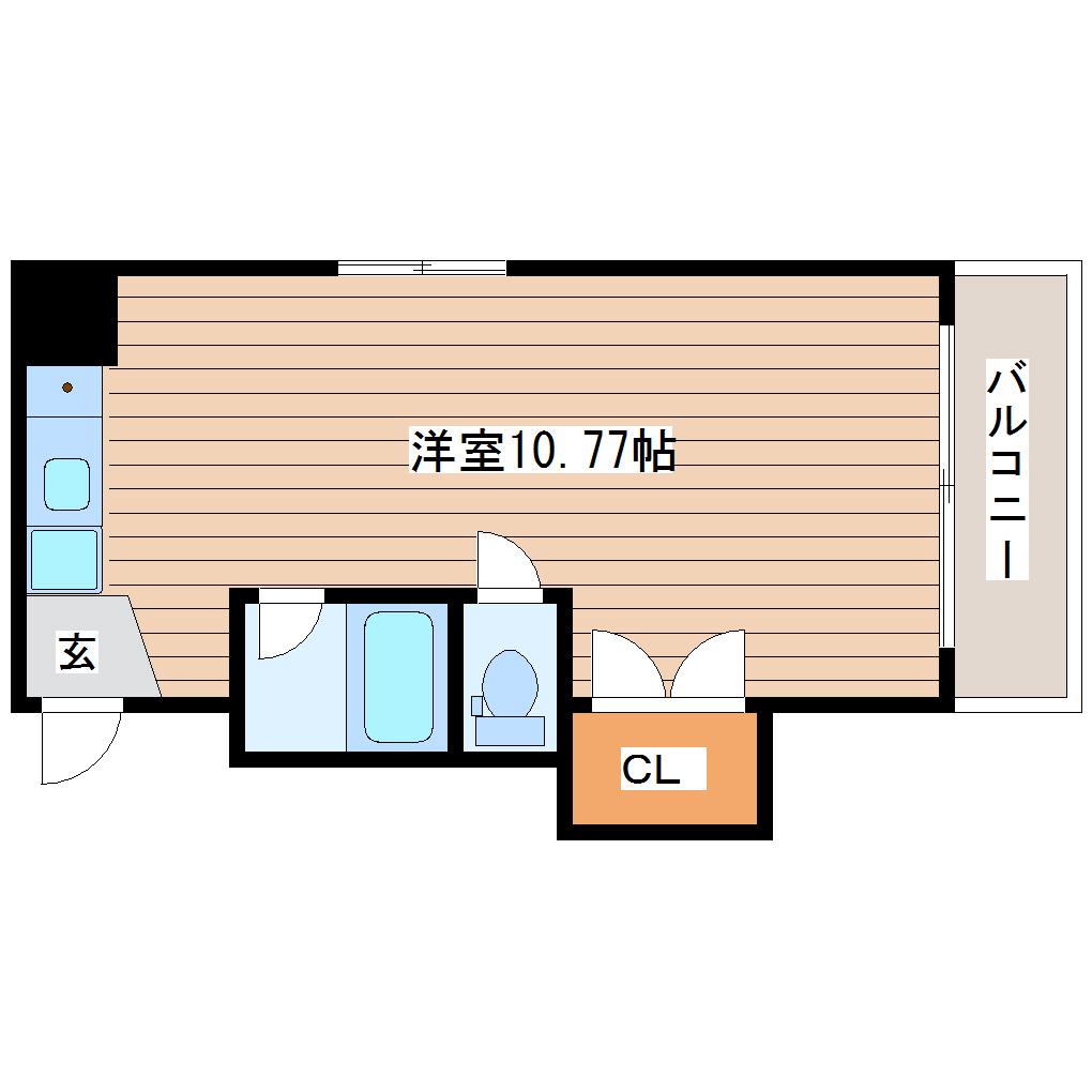 RE SENDAI(ワンルーム/6階)の間取り写真