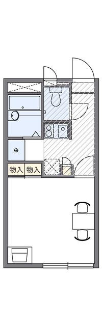 レオパレス大崎(1K/2階)の間取り写真
