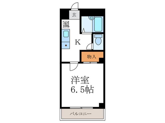 OASIS21(1K/2階)の間取り写真