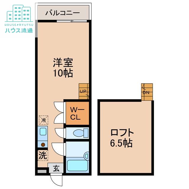 メゾンロワヴェール(ワンルーム/1階)の間取り写真
