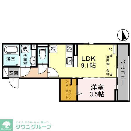 ルミリエ(1LDK/3階)の間取り写真