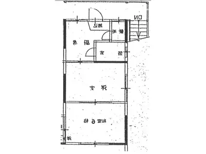 コーポ箱清水(2DK/2階)の間取り写真