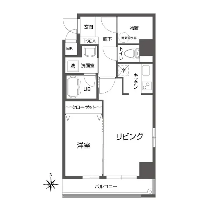 クローバーステイ秋葉原 9階階 間取り