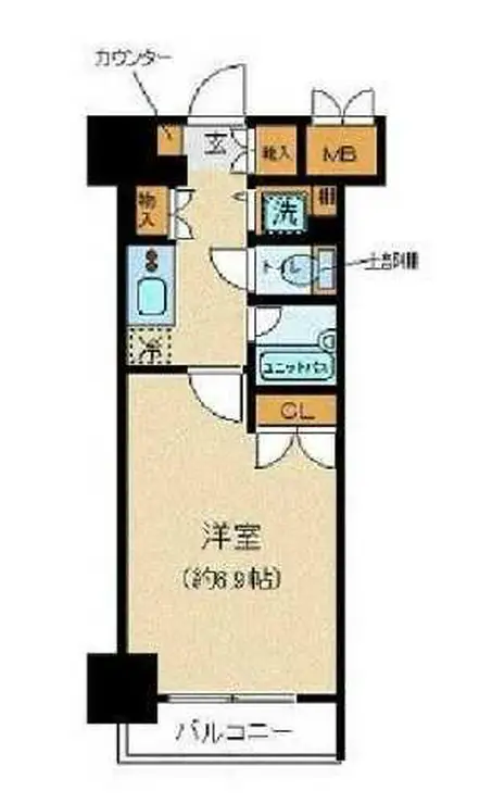 パレステュディオ神田神保町 4階階 間取り