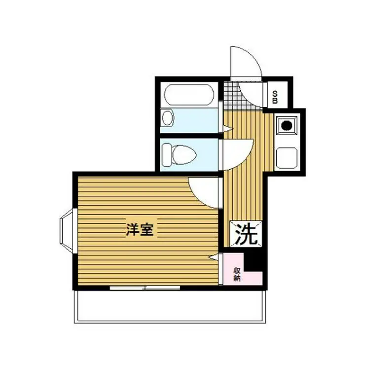 ヴァンハウス横須賀 1階階 間取り