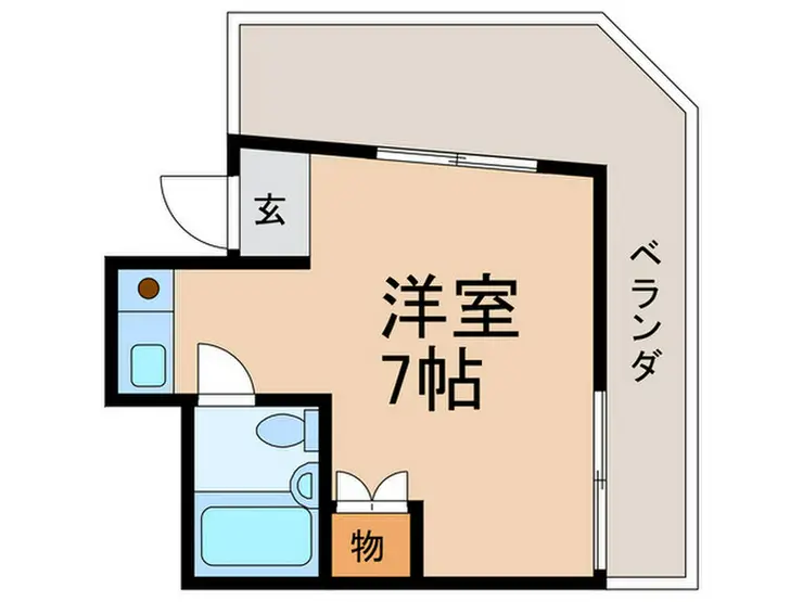 ボゥ・ソレイユ 3階階 間取り