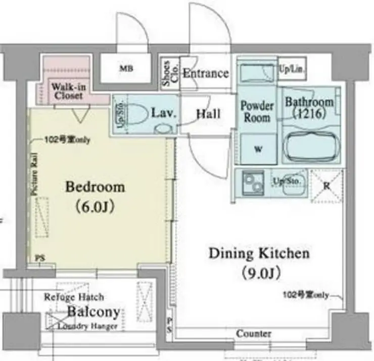 ソアラノーム北浦和 1階階 間取り