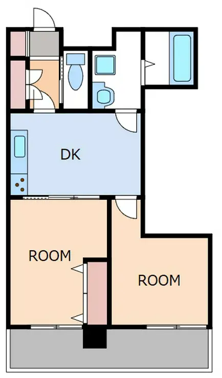 長興新中野マンション 2階階 間取り
