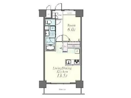 PRIMA STELLA(1LDK/3階)の間取り写真