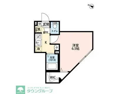 エクセラン上本郷I(1K/3階)の間取り写真