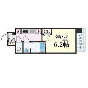 プレサンス難波デヴァンテ(1K/3階)の間取り写真