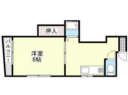 池田ビル(1K/4階)の間取り写真