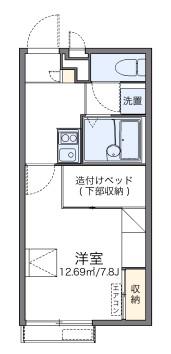 レオパレスシャンテ北舞子(1K/2階)の間取り写真