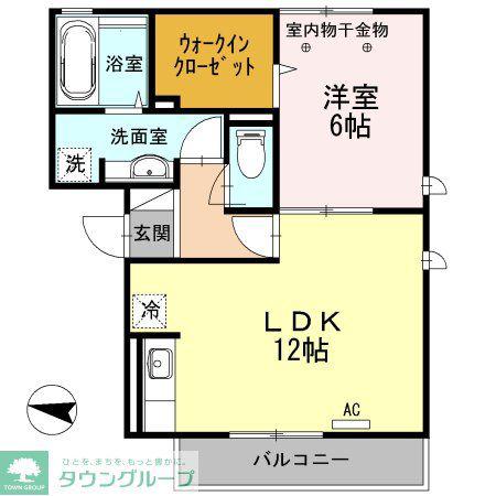 オリオンプラザ(1LDK/3階)の間取り写真