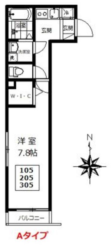 BEST STAGE 小手指4丁目(1K/3階)の間取り写真