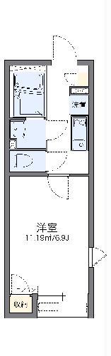 レオネクストフォーレスト(1K/2階)の間取り写真