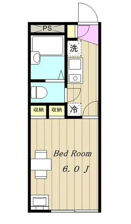 レオパレス新百合 2階階 間取り