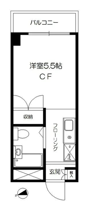 ケーエスハイム 2階階 間取り