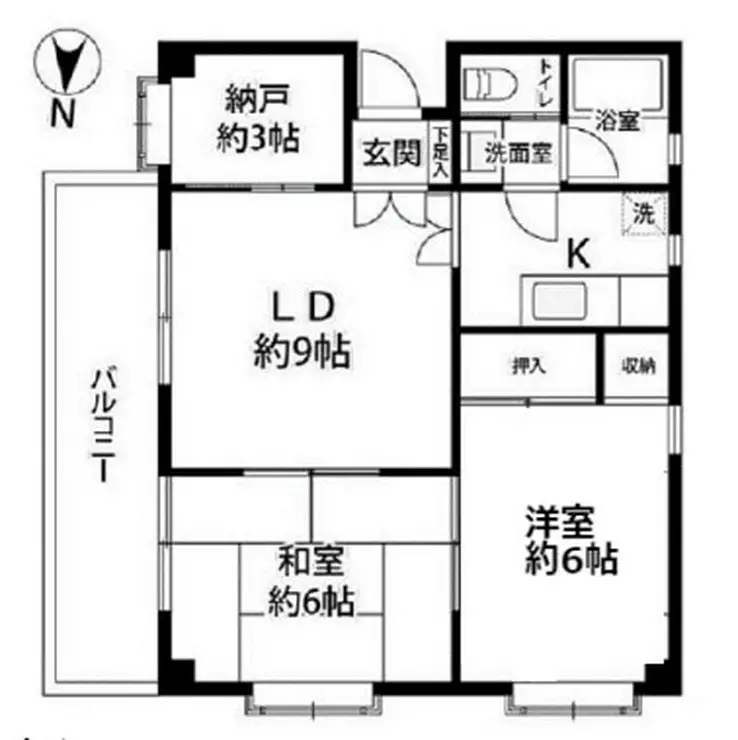 ウェルシャン白山 2階階 間取り