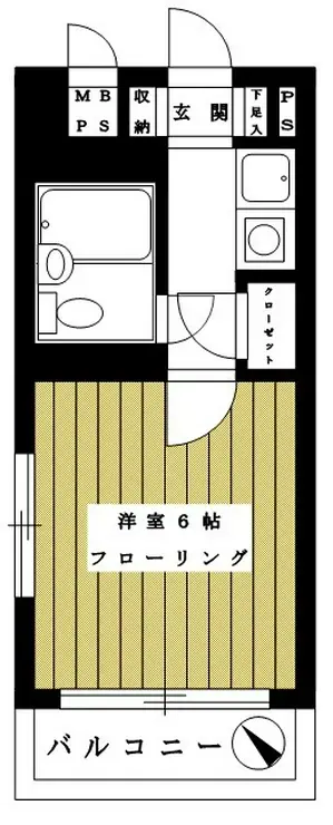 ライオンズマンション金沢八景第8 2階階 間取り