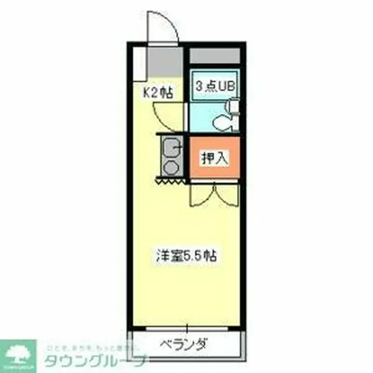 サンアベニュー東久留米 2階階 間取り