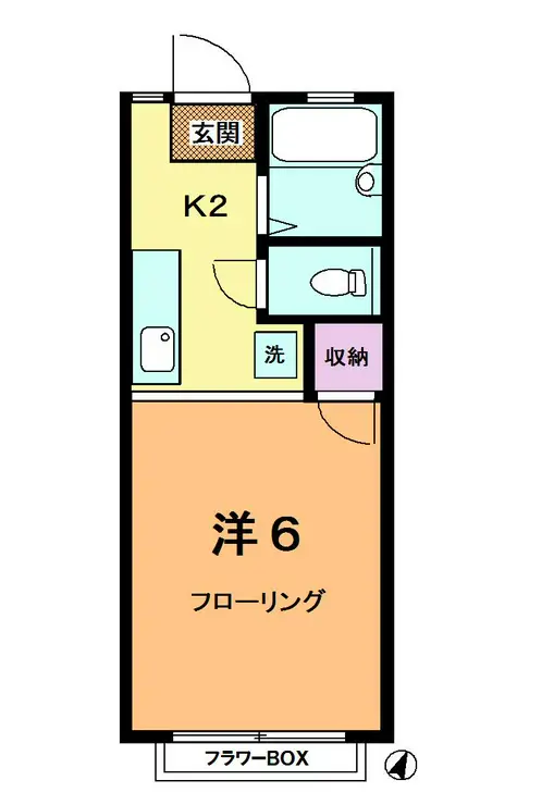 アメニティ日吉台 1階階 間取り